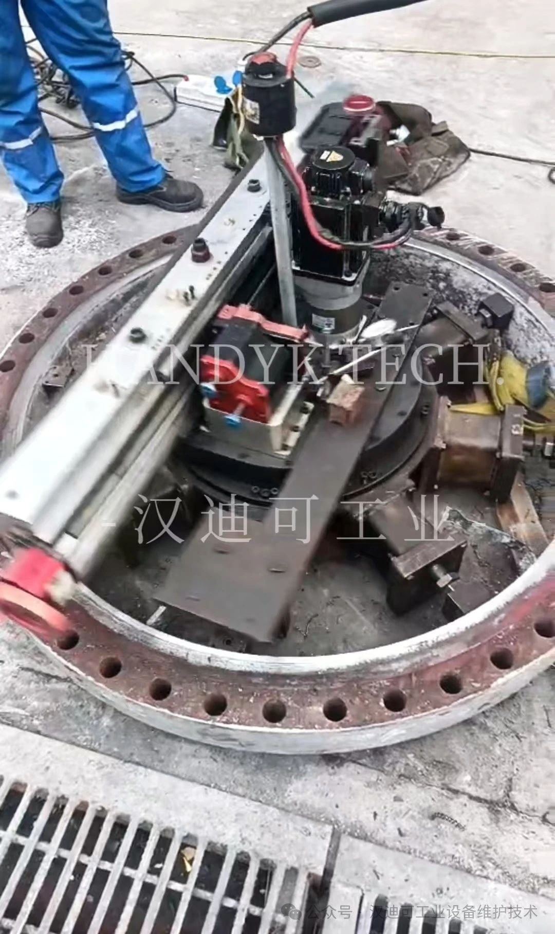 年后啟程：轉(zhuǎn)化爐短接法蘭的專業(yè)修復(fù)之旅(圖1)